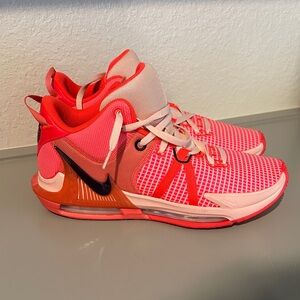 Nike Bright Pink and Orange Sneakers